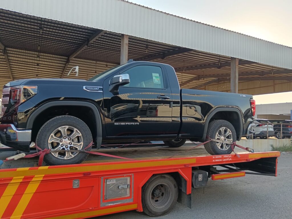استرجاع المركبات بسرير مسطح